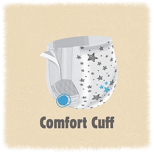 Miniatura 6 de Cuties Pantalones de entrenamiento para ir al baño 3T4T para niñas y niños, hipoalergénicos con piel inteligente, 92 unidades