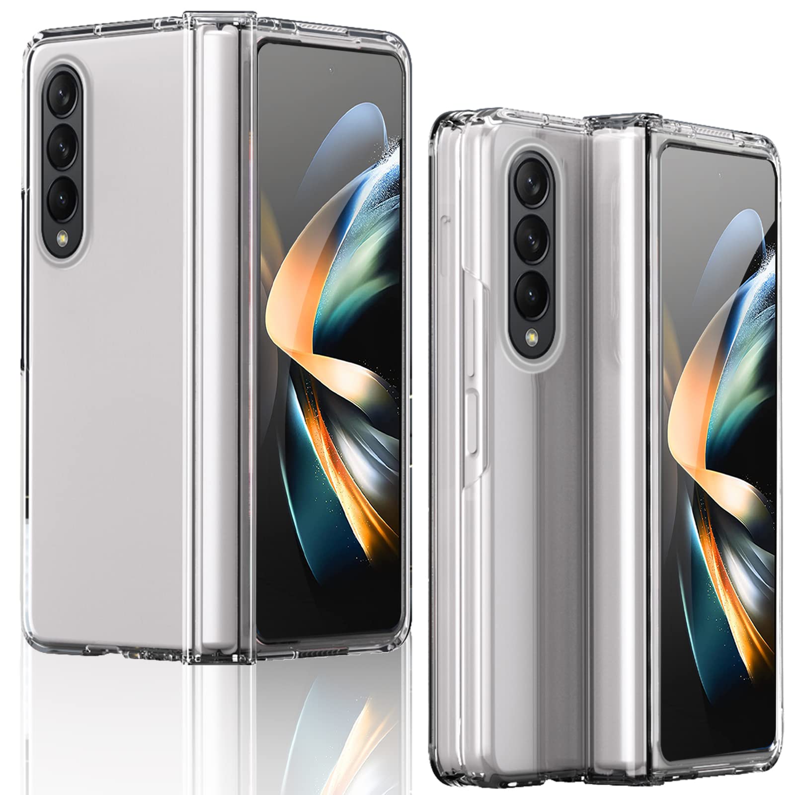 Coque Galaxy Z Fold 4 Miimall transparente rigide anti-chute - 8