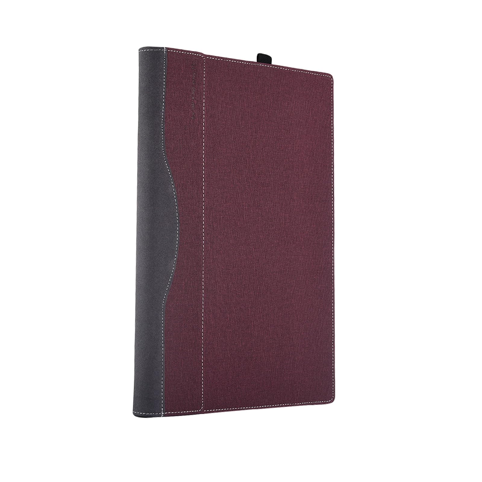 Broonel - Série Profile - Housse en cuir noir pour ordinateur portable Lenovo V15 Gen 4 (15,6