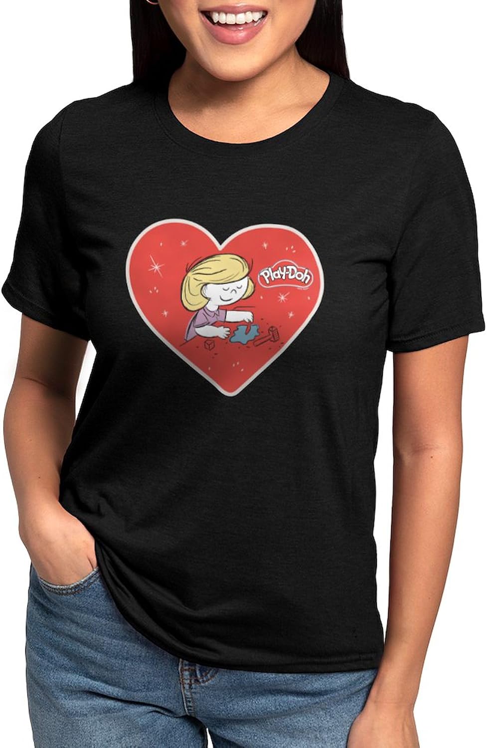 CafePress Play Doh: Imagination Women's Deluxe T Shirt Women's Tri-Blend T-Shirt