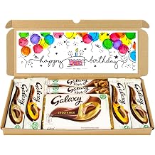 Selection Box Chocolate Hamper | Letter Box Gift | Fullsize Galaxy Chocolate bars | Ideal Gifts For Women, Men, Kids Happy Birthday, Full Size