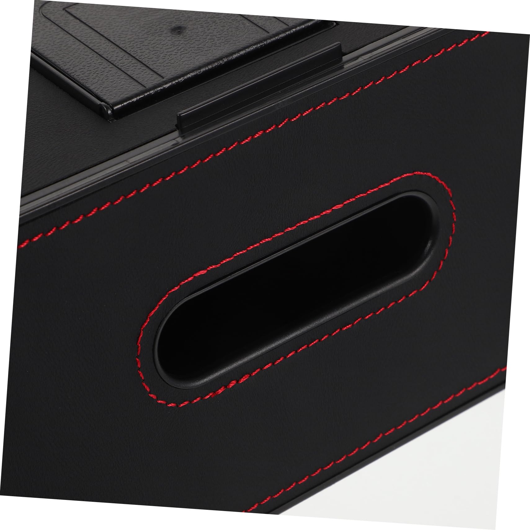 PartyKindom Organizzatore Auto Sedile Posteriore Nero in Plastico | Porta Bottiglia D’acqua, Supporto per Scatola Fazzoletti, Vano per Piccoli Oggetti