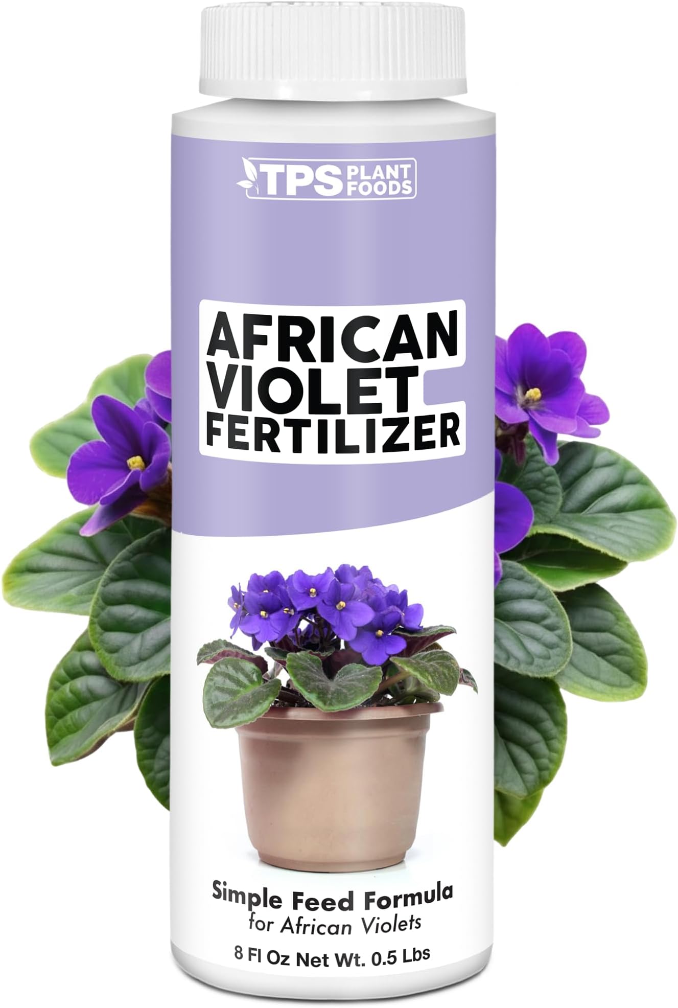 African Violet Fertilizer – Liquid Plant Food for More Blooms, Rich Green Leaves & Healthy Root Development, 8 oz