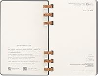 Vista 4 de Moleskine Agenda académica en espiral 2024, 12M, grande, negro, tapa dura (5 x 8.25)