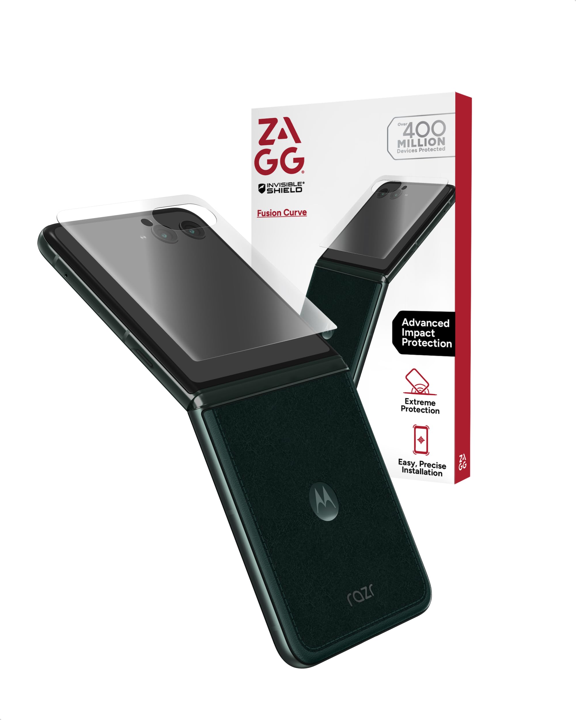 Amazon.com: ZAGG Fusion Curve Motorola Razr Ultra 2025 Screen