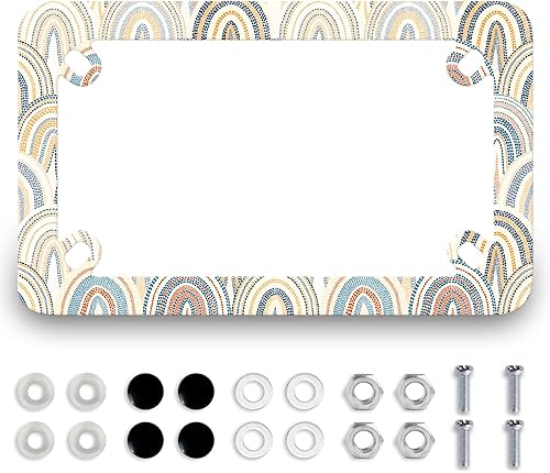 Miniatura 15 de Marco de matrícula de motocicleta de montaña, de acero inoxidable, impermeable, de metal, divertido soporte de etiqueta negra, accesorio de Montañas