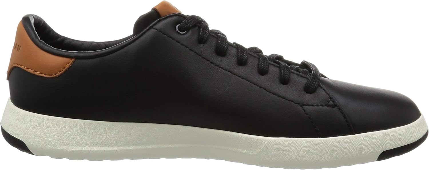 Cole Haan Men's Grandpro Tennis Sneaker 11.5 Black/British Tan