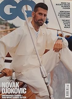 Gq Uk Magazine February 2025 Novak Djokovic Unfinished Tennis - And What Comes After
