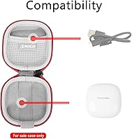 Vista 4 de RLSOCO Funda rígida para dispositivo de traductor Timekettle WT2 Edge/W3 Funda organizadora de viaje a prueba de golpes, a prueba de polvo