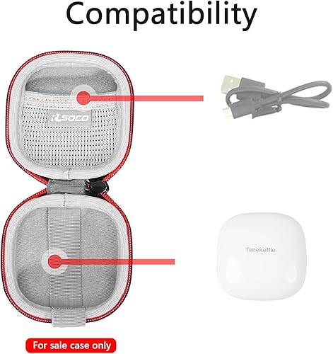 Miniatura 4 de RLSOCO Estuche rígido para dispositivo de traductor Timekettle WT2 EdgeW3 (solo funda)
