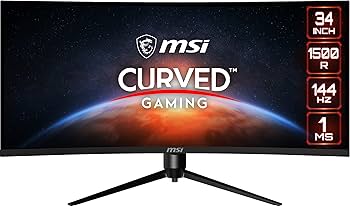 MSI Optix MAG342CQR 34 Inch (86.36 cm) Curved Gaming LCD