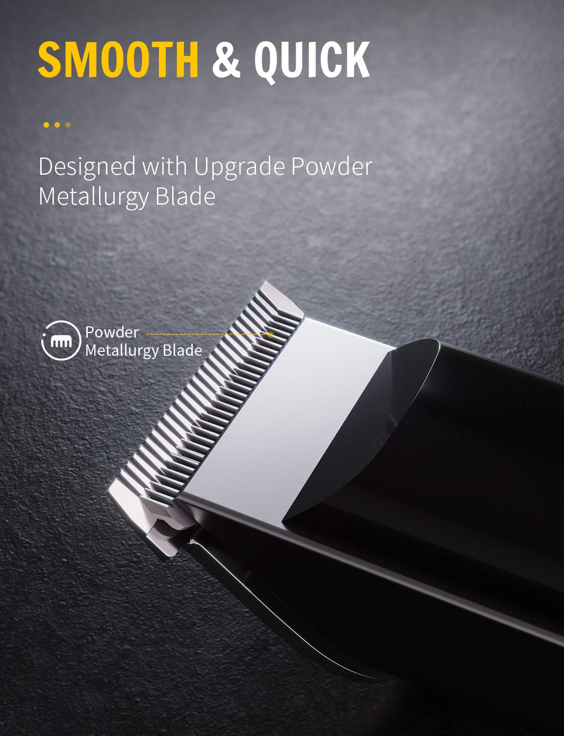 WONER Hair Clippers for Men Cordless Hair Clippers Rechargeable Hair Trimmer Professional Hair Cutting Kit with Charging Stand, Christmas Birthday Gift : Beauty & Personal Care