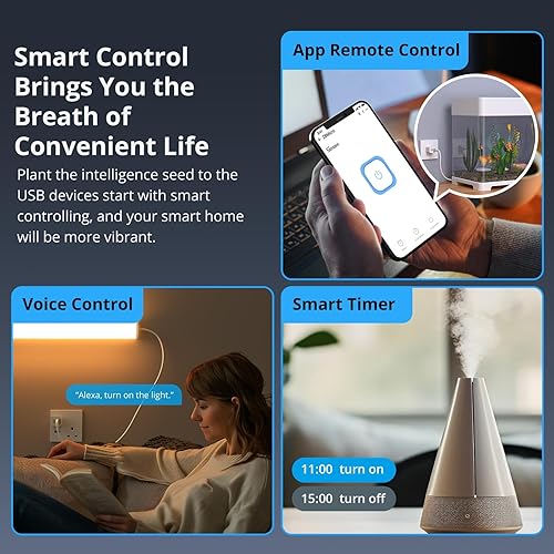 Miniatura 5 de SONOFF Zigbee - Toma inteligente USB, 5-22 V CC temporizador interruptor inteligente, dispositivos inteligentes para el hogar compatibles con Alexa