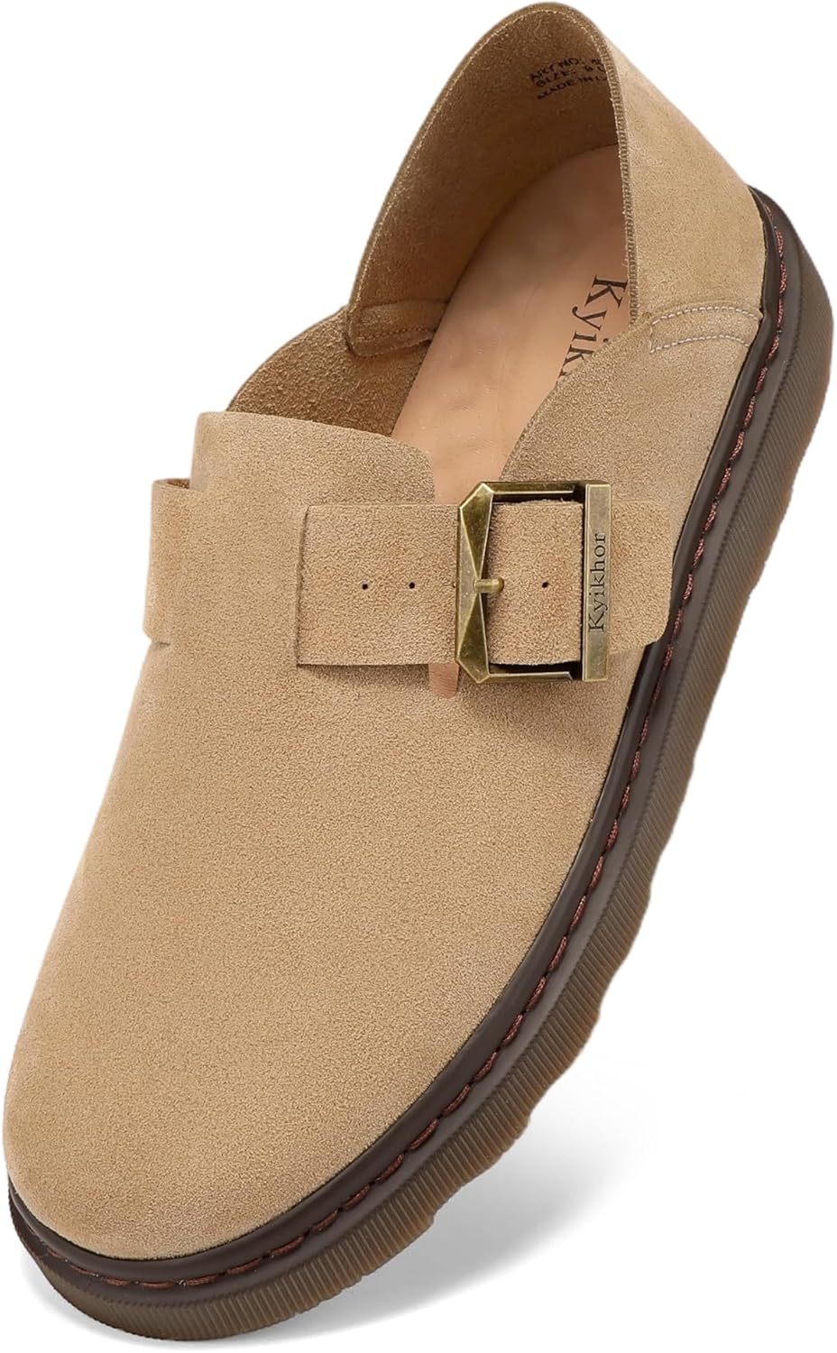 Women's Comfortable & Lightweight Suede Leather Penny Loafers Slip-Ons Cute Business Casual Dress Shoes Work Office Flats Everyday Walking Shoes Driving Mocs for Women