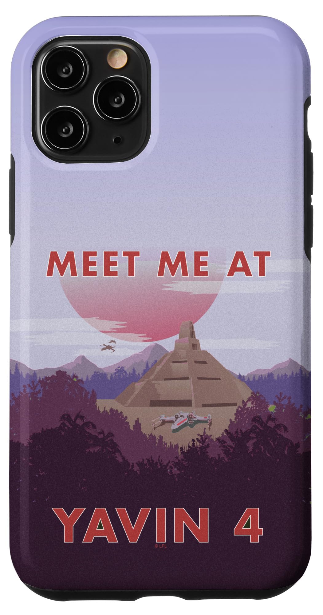 Coque iPhone 11 Pro Star Wars Yavin 4 idéale au bureau et en voyage - 4