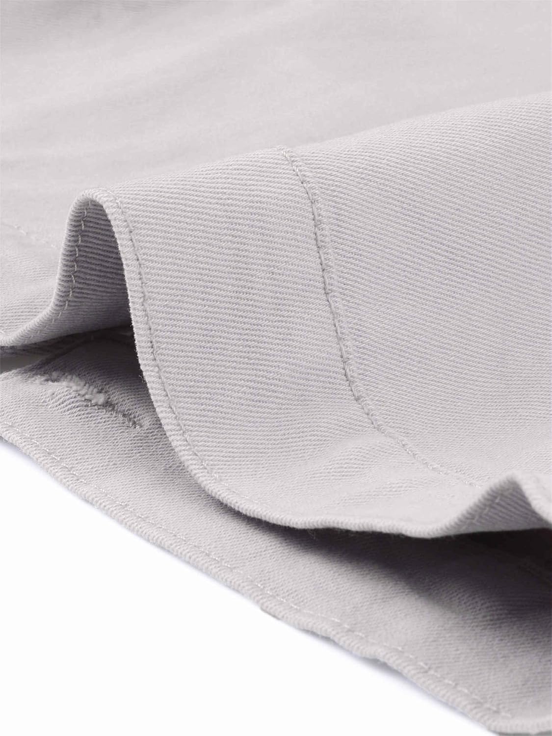 Allegra K Casual Denim Jacket for Women Short Sleeves Crop Jean Denim Jacket - Image 5