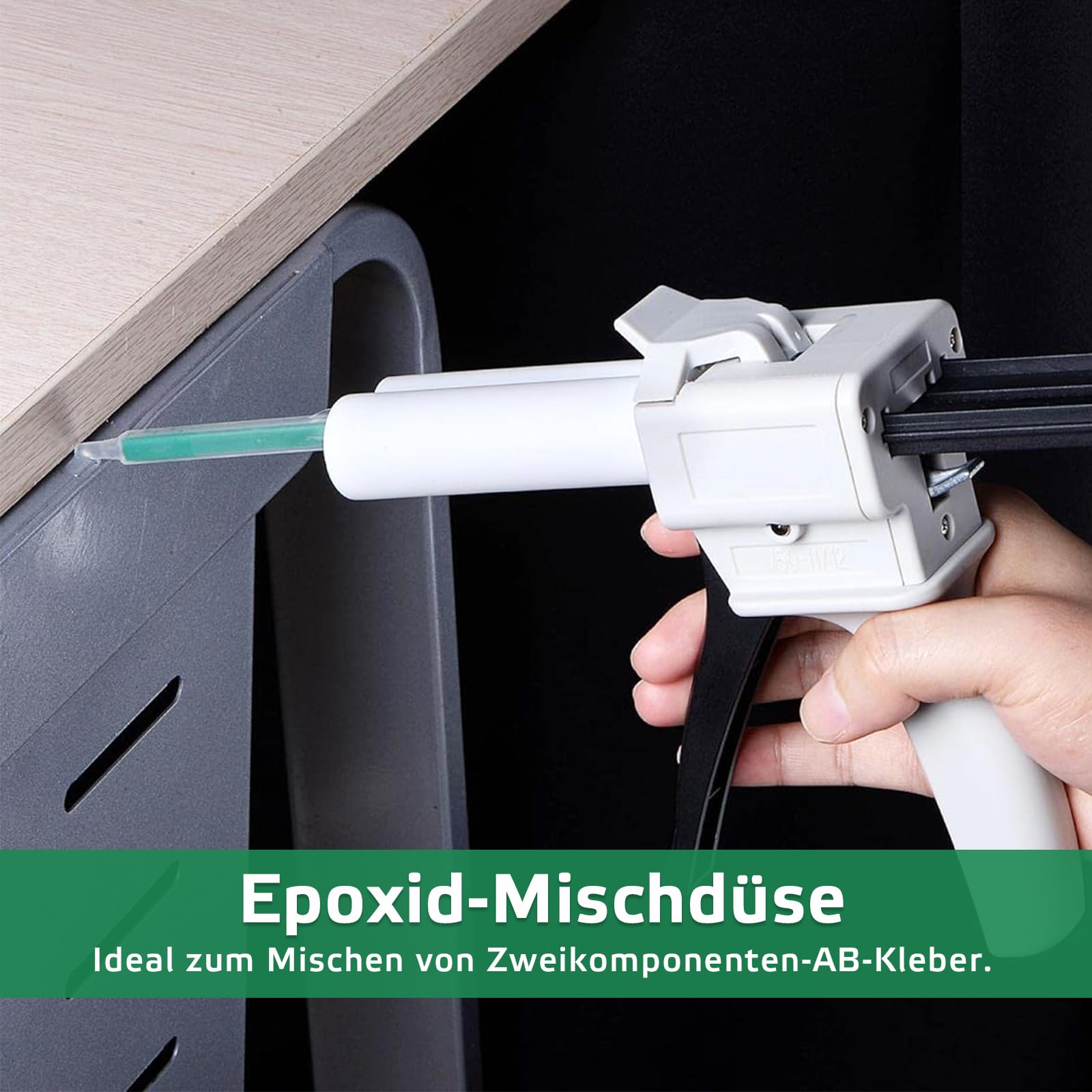 Pistola Per Colla Epossidica 50ml - Erogatore Manuale Per Adesivi Bicomponenti - Foto 3