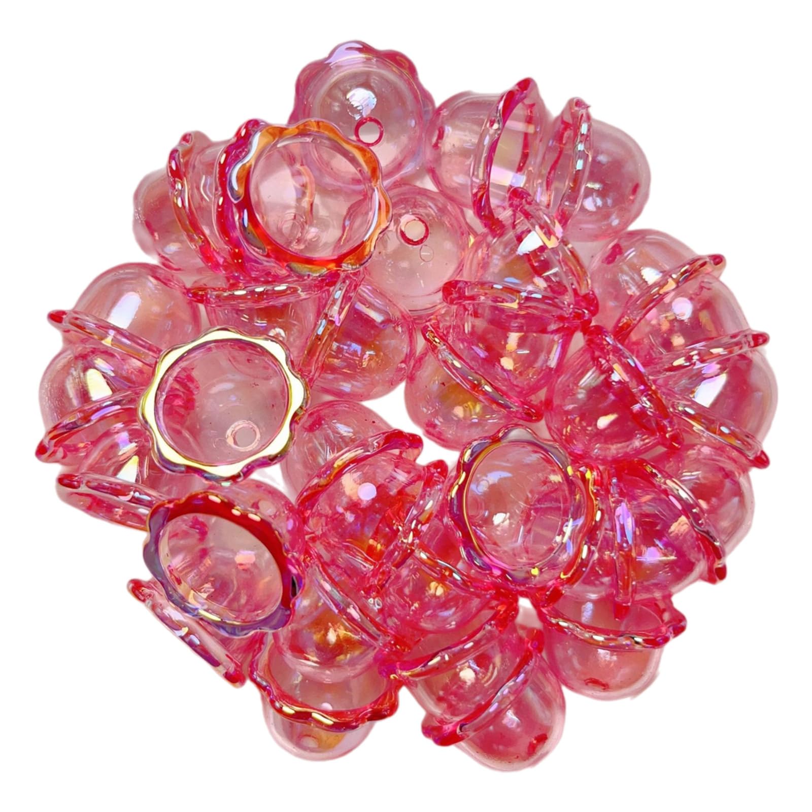 Perles acryliques pour décoration de maison et ornements de rétroviseur de voiture