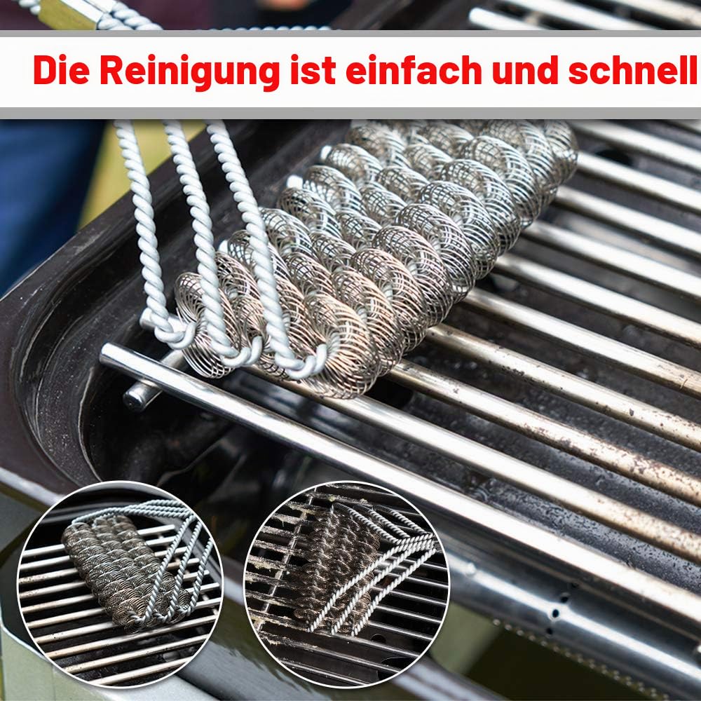 S6602D (4 Stück) Edelstahl Grillroste für Broil King Baron 320, 340, 420, 440, 490 und Huntington 2122-64 2122-67 6020-54 6020-57 6020-64 Broil-Mate, Sterling, Grill