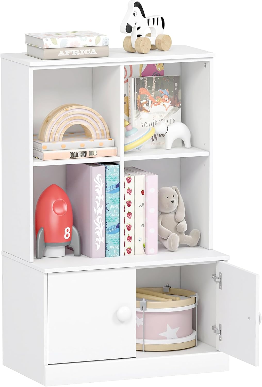 UTEX Kids Bookshelf and Toy Storage, Toy Storage Organizer
