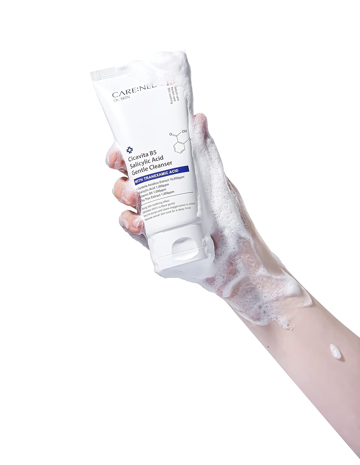 Salicylic Acid Face Wash Korean Facial Cleanser Sensitive Skin Foaming Body 5.07 fl.oz (150ml) - Image 7