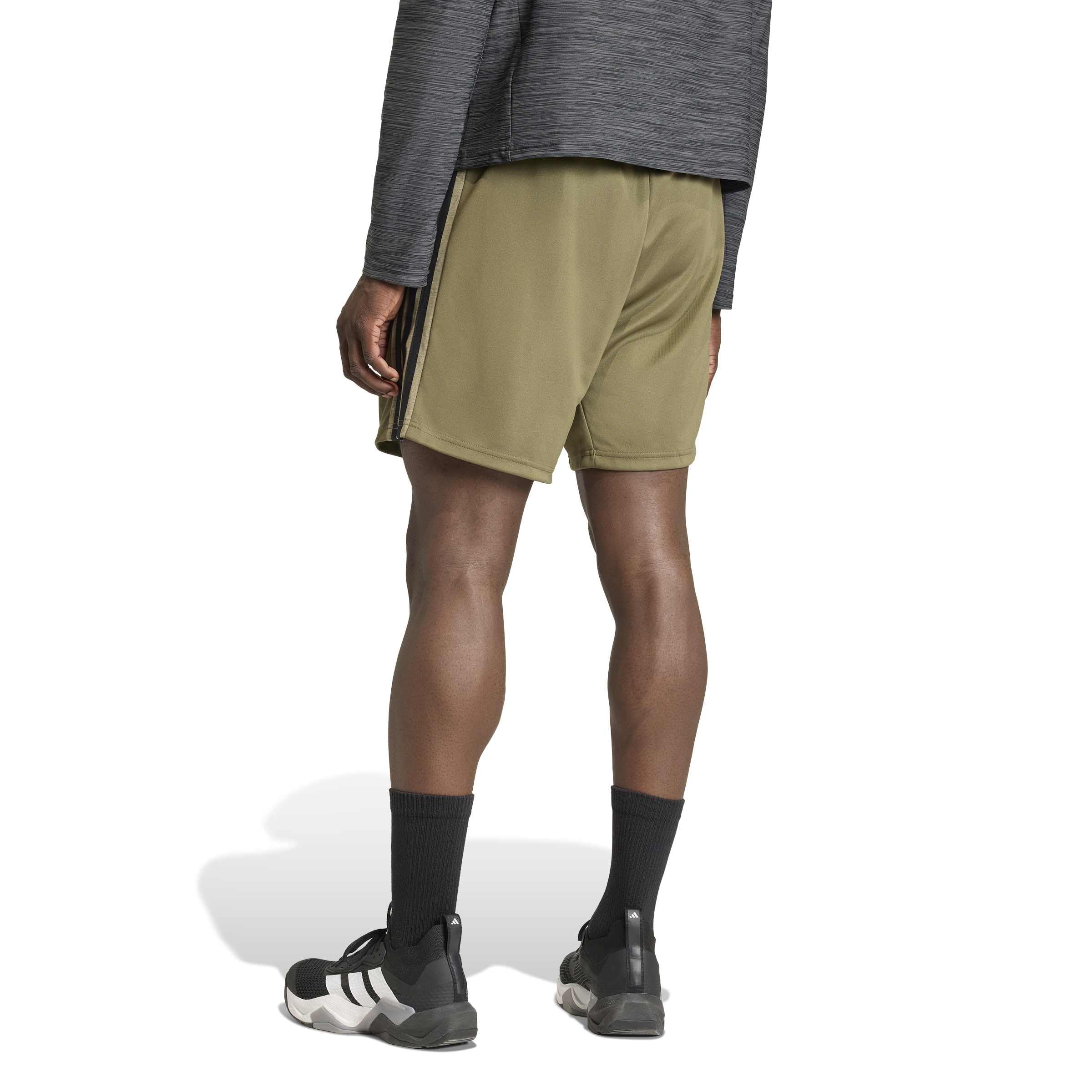 adidas Herren Shorts Workout Essentials All-Set 3-Stripes Knit Short