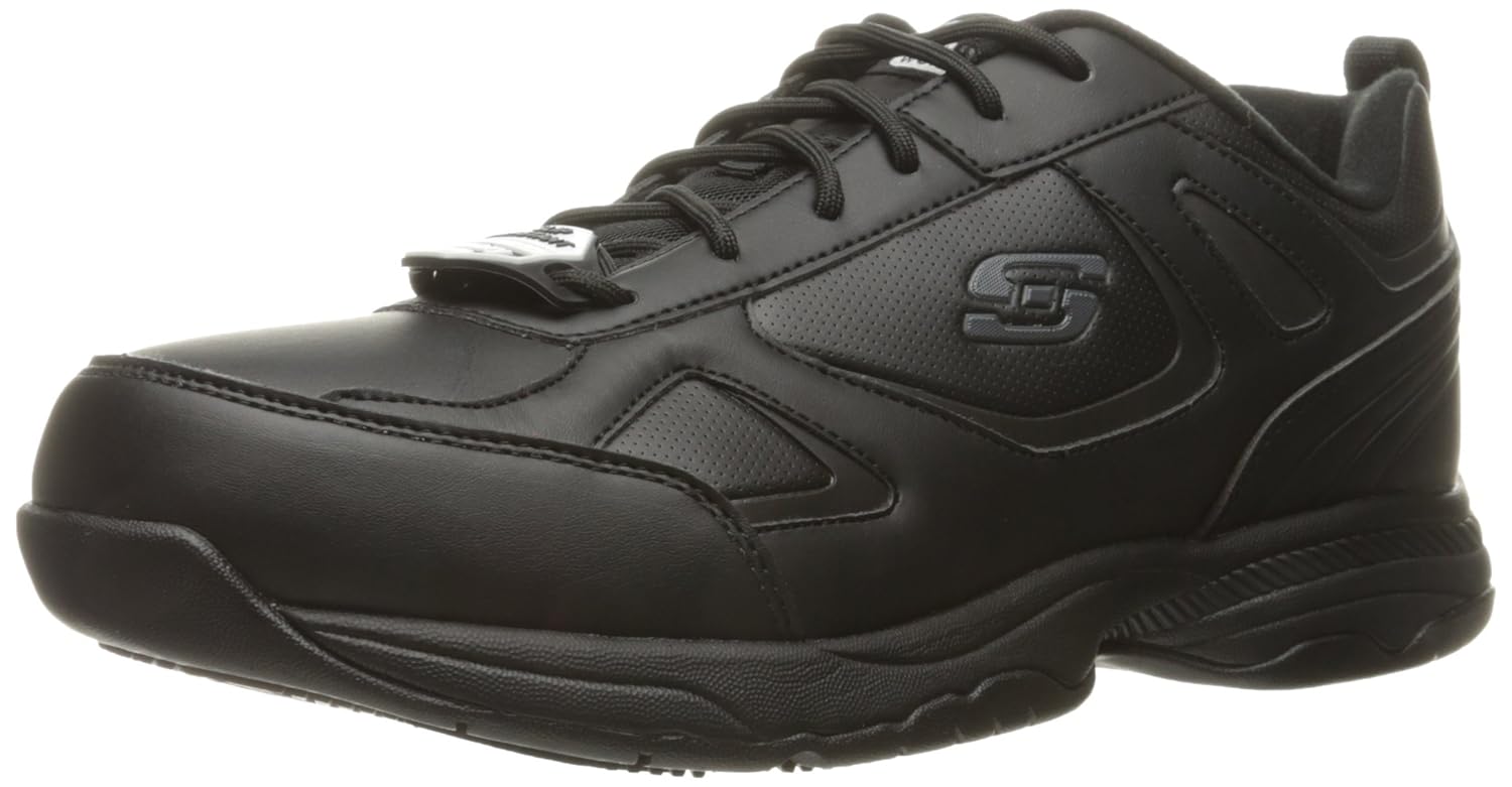 Buy Skechers Men's Dighton Slip Resistant Work Shoe Black 7 D(M) US at