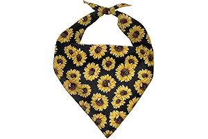 Sunflower Dog Costume Bandana