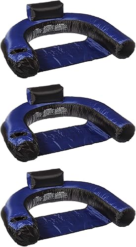 Swimline Flotador inflable de nailon para piscina con asiento en U (paquete de 3)