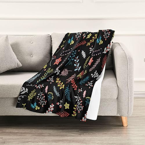 Miniatura 5 de FRODOTGV Christmas Cute Scandinavian Fluffy Blanket Holiday Flannel Fleece Blanket Lightweight Warm Throws 60"x90" for Living Room, Living Room,