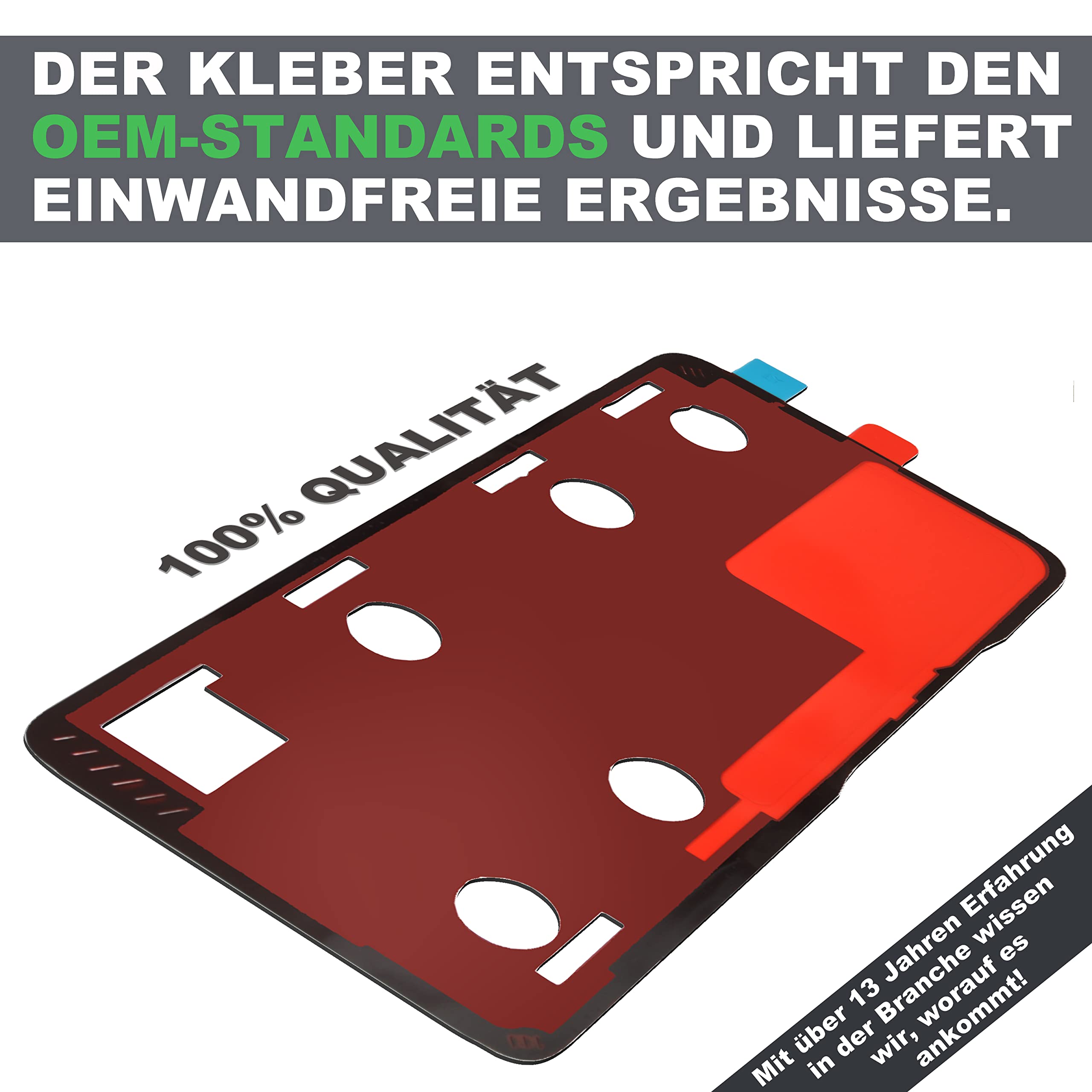 IS-TECK Akkudeckel-Kleber Für Xiaomi Poco F2 Pro – Passgenaue Dichtung Zum Wiederbefestigen