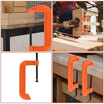 G CLAMP, HEAVY DUTY 6"/150MMM, CLAMP MATERIAL CAST IRON, THROAT CAPA