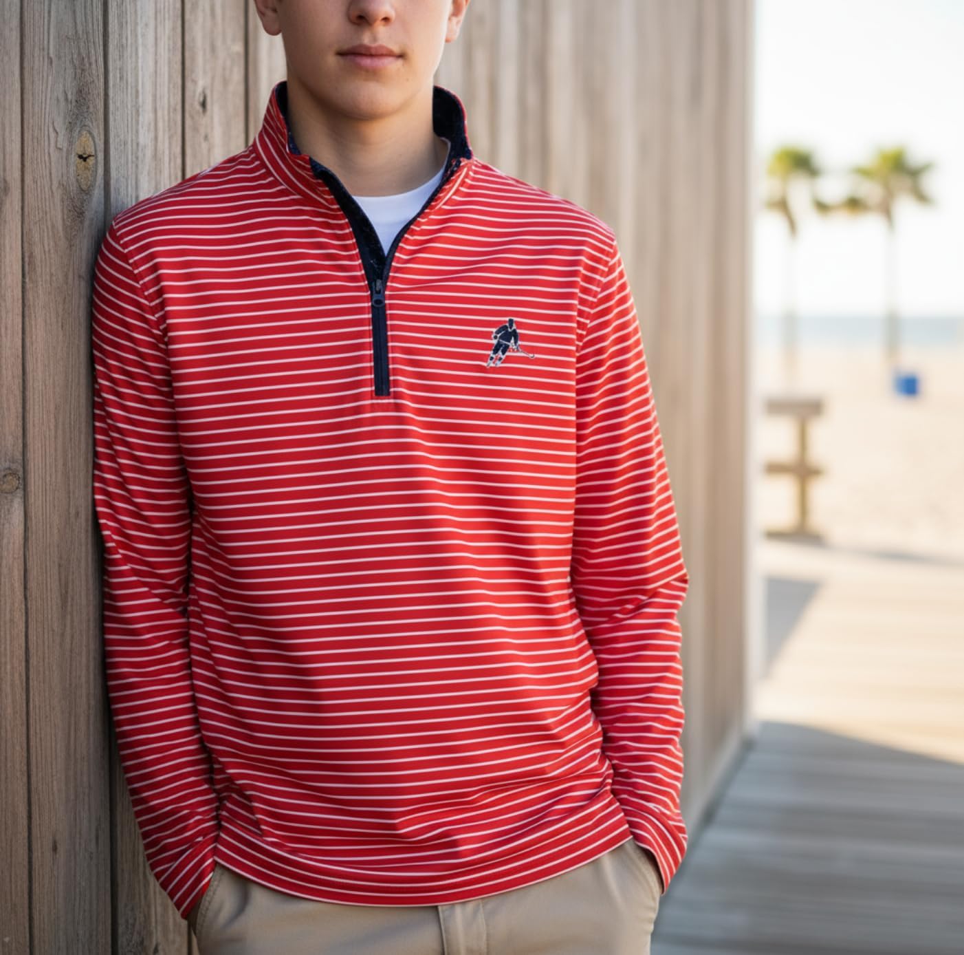 ChalkTalkSPORTS Hockey Quarter Zip Pullovers | Youth & Adult Sizes