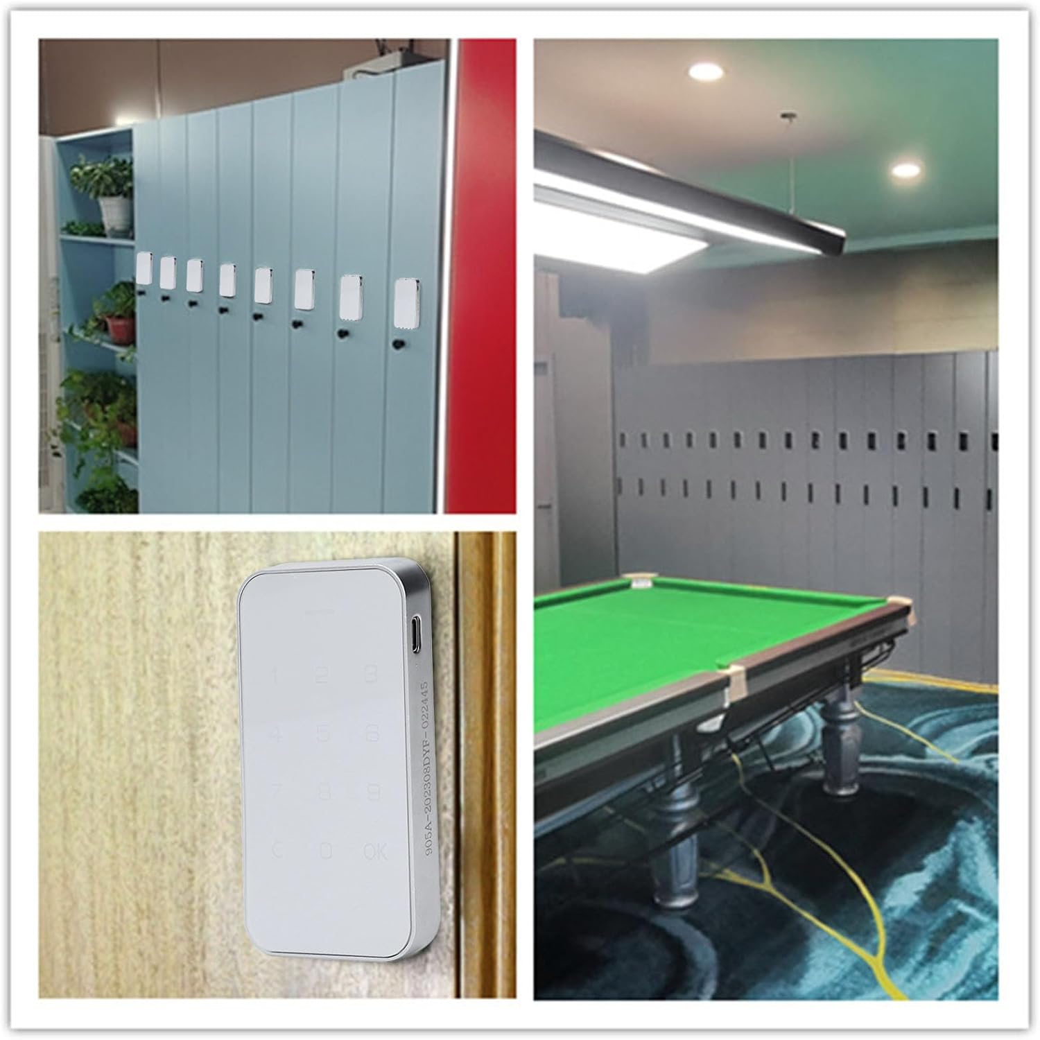 Electronic Cabinet Lock with Digital Touch Keypad, Password Entry, Keyless Security for Wardrobe and Fridge - Durable Zinc Alloy, Easy Installation, Secure Encrypted Lock