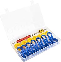 Vista 9 de Juego de herramientas de desconexión de línea de combustible de 11 piezas, herramienta de extracción de línea de combustible de 3/8 5/16 1/4 3/16