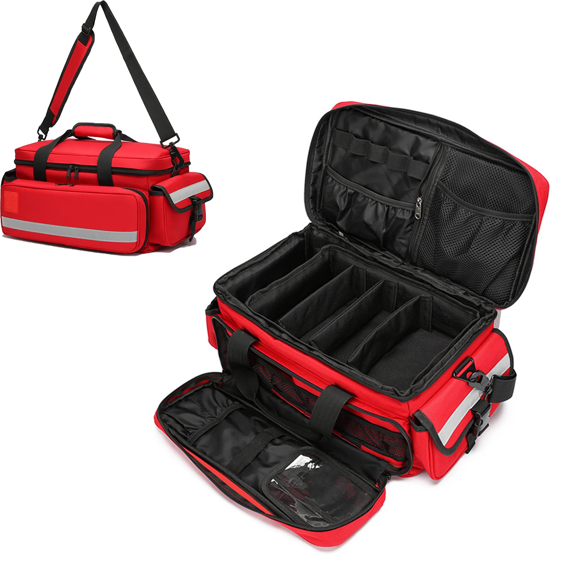 Photo 1 of Be-Better Medical Bag,First Aid Bag,First Responder Bag for Trauma,Emergency Medical Bag Organizer,Trauma Bag with Detachable Dividers for Nurses,Home Health Care, EMT(Bag Only)