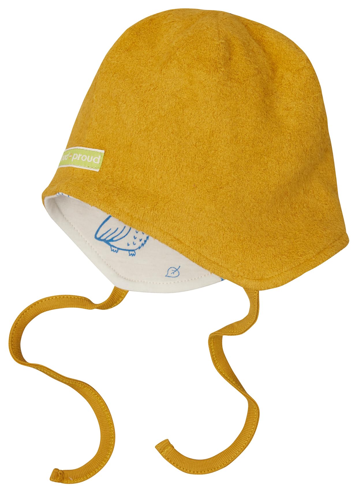 loud + proud Unisex Kinder Zum Wenden aus Baumwoll-Fleece, GOTS Zertifiziert Mütze