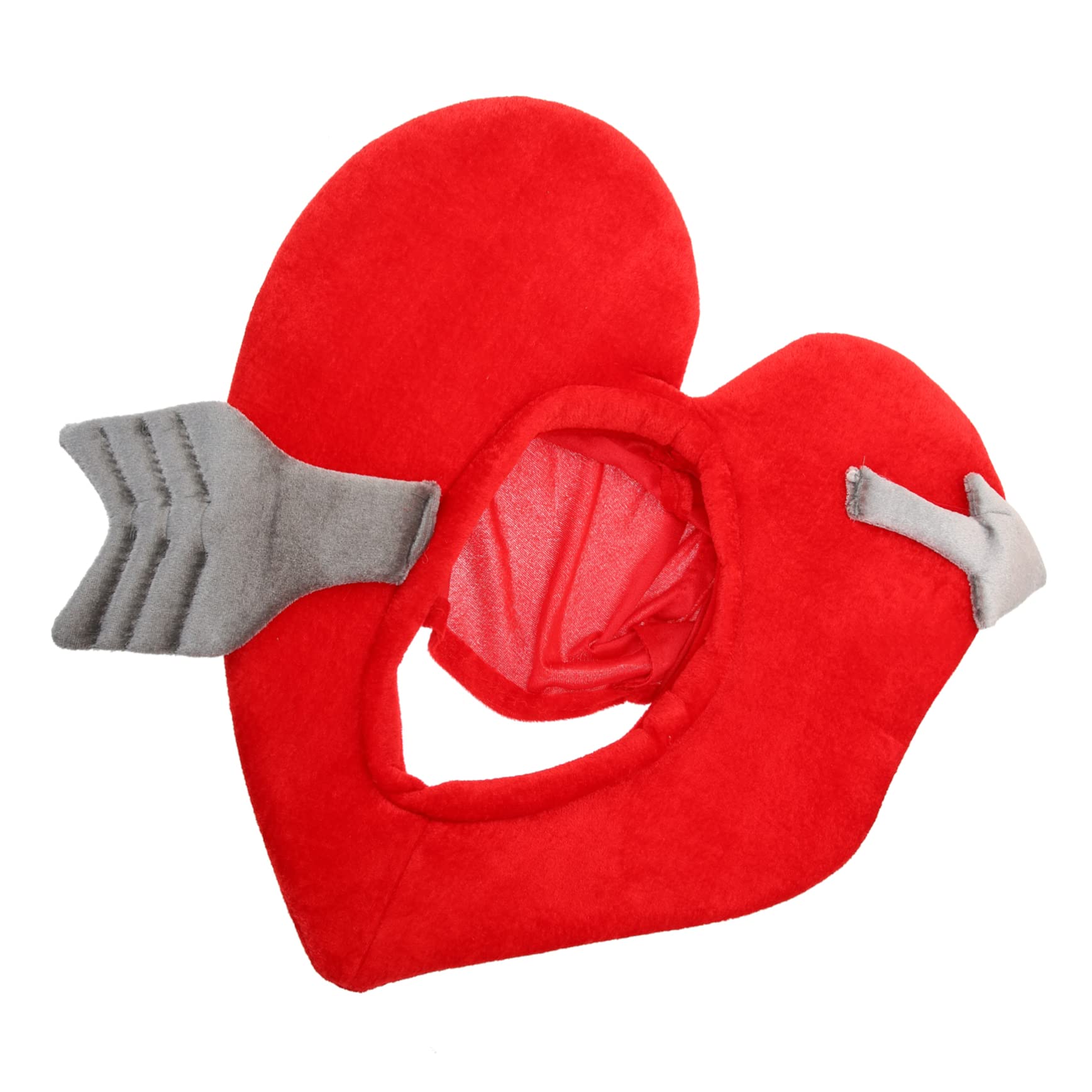 Abaodam 4piezas Sombrero De Corazón Divertido Para Parejas Accesorio Fotográfico De San Valentín Para Bodas y Fiestas Diseño Creativo y Ligero Para Fotos Grupales