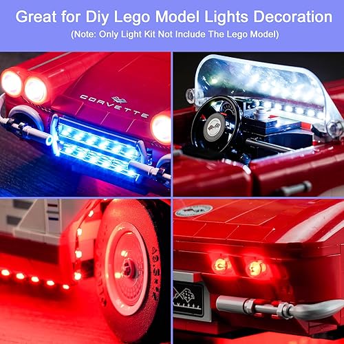 Vista 33 de Kit de luces LED mejoradas para Lego Technic Audi RS Q e-tron, compatible con Lego 42160, idea de regalo para Navidad (modelo no incluido)