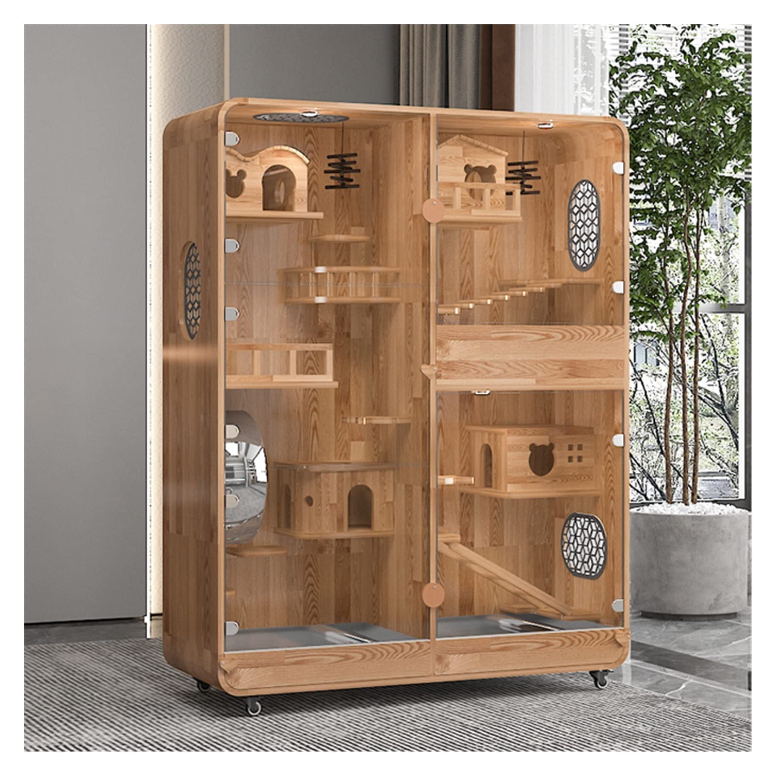 villa per gatti Piccola casa for animali domestici Villa for gatti Gabbia in legno for for, Cuccia for Per interni