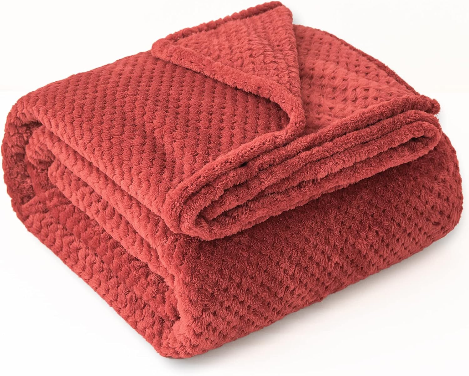 GLS Home Luxury Throw Blanket King Size Waffle Honey Comb Throw Blanket