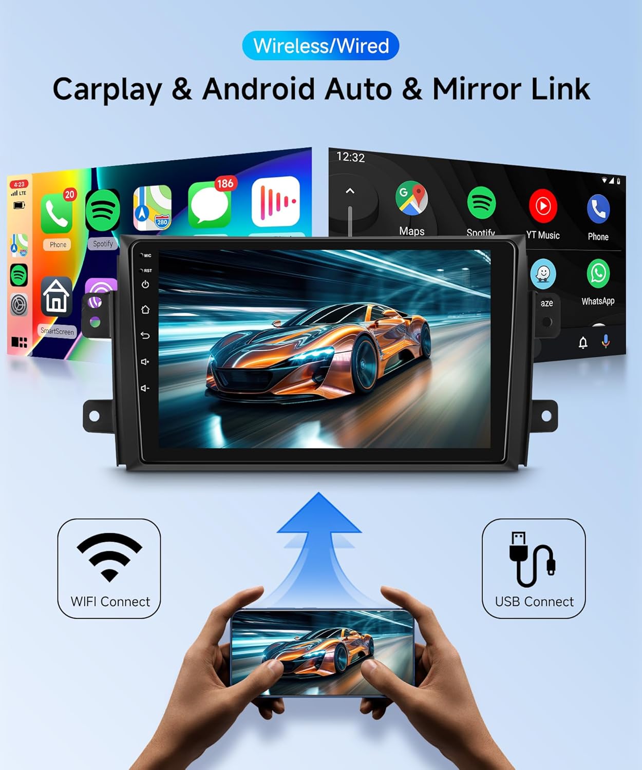 Carplay, Android Auto, and Mirror Link interfaces