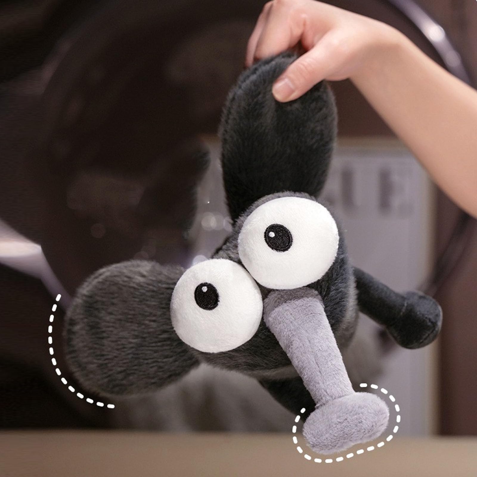 pluszowa zabawka, Śliczne pluszowe zabawki-komary Miękkie nadziewane owady na prezent dla dzieci dekoracja sypialni(Childhood,25cm)