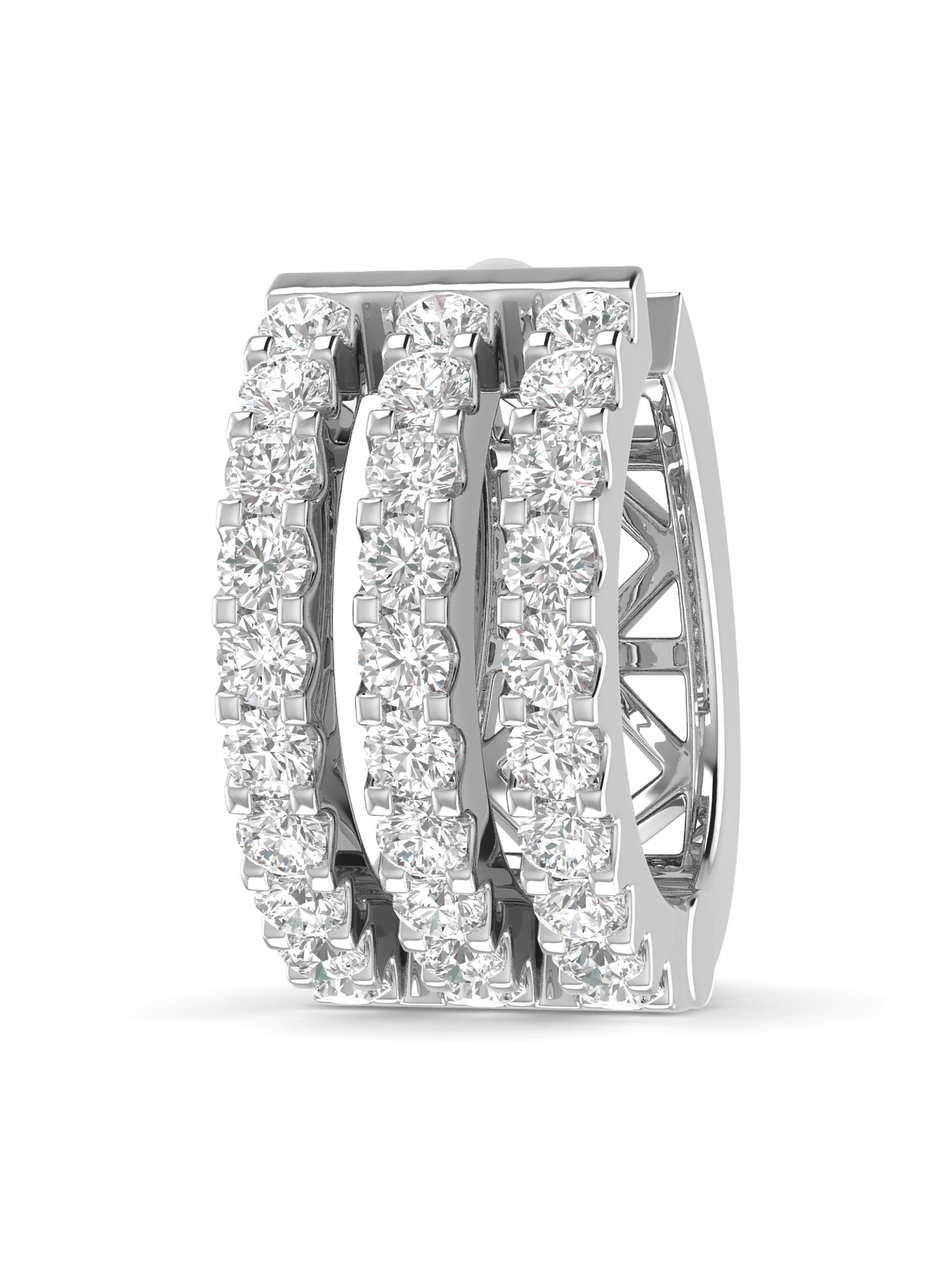 ORIONZ Hoop Earrings for Men & Boys (1 Piece) - 925 Sterling Silver CZ Diamond Bali Ear Studs - Three Line Boxed Hoop - Birthday Anniversary Gift - 18k Gold Plated Jewellery - Men Fashion Accessories (B0C375X5ZD) Amazon Price History, Amazon Price Tracker