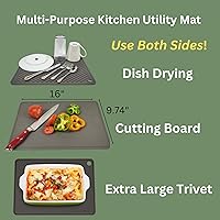 Vista 5 de Juego completo de utensilios de cocina Utensilios de silicona y madera, soporte para cucharas, soporte para utensilios, alfombrillas antiadherentes