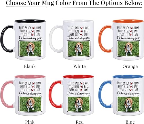 Miniatura 7 de Taza de regalo personalizada para perro, regalo para el día de la madre feliz del padre, regalo para perro, papá, perro, mamá, personaliza con cada