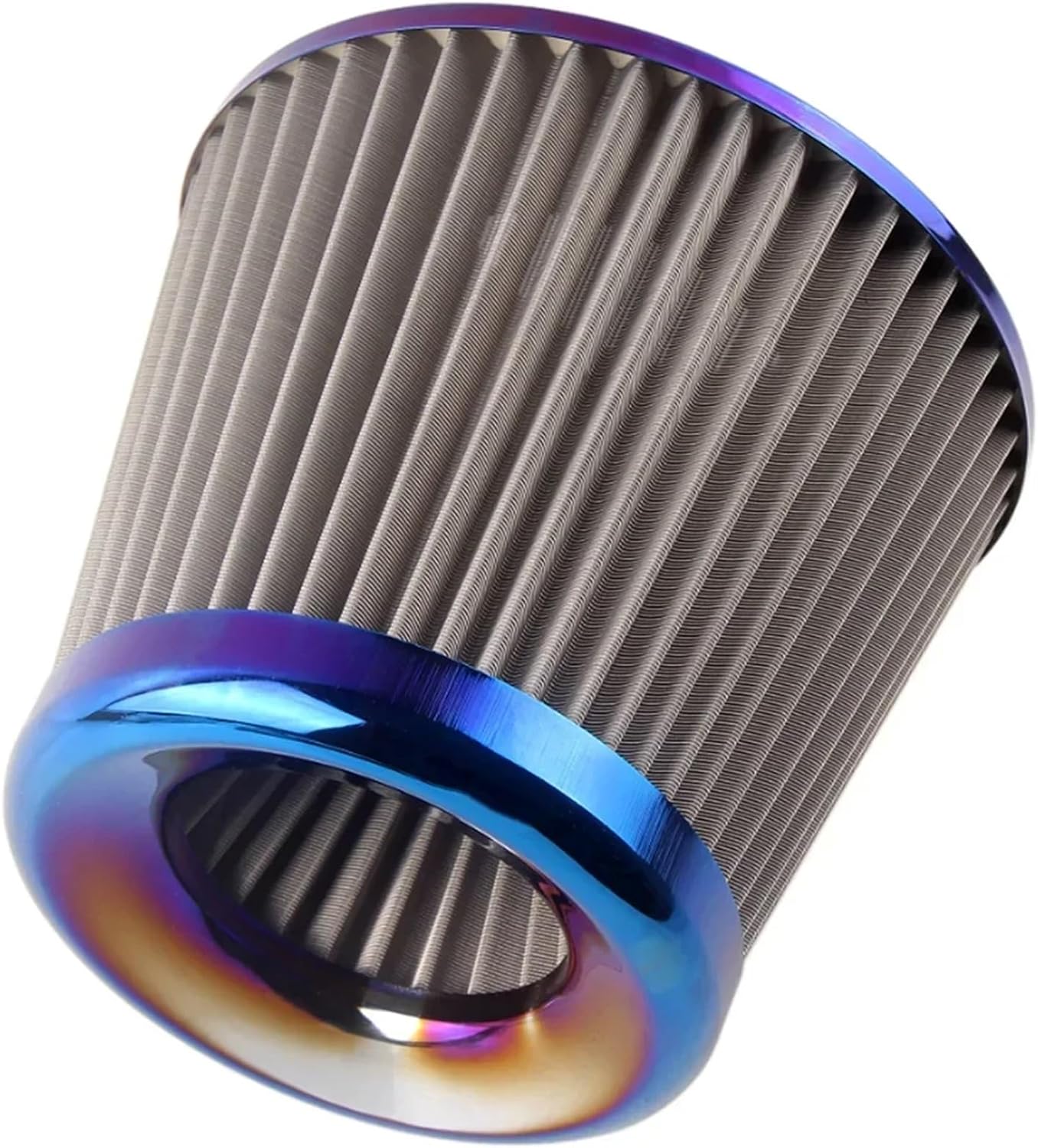 Universal Stainless Steel Auto Air Intake System High Flow Cone Cold Air Filter 60MM 65MM 70MM 75MM AF07(75mm)