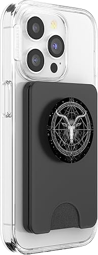 Miniatura 10 de Occult Witchy Celestial Baphomet PopSockets PopGrip intercambiables