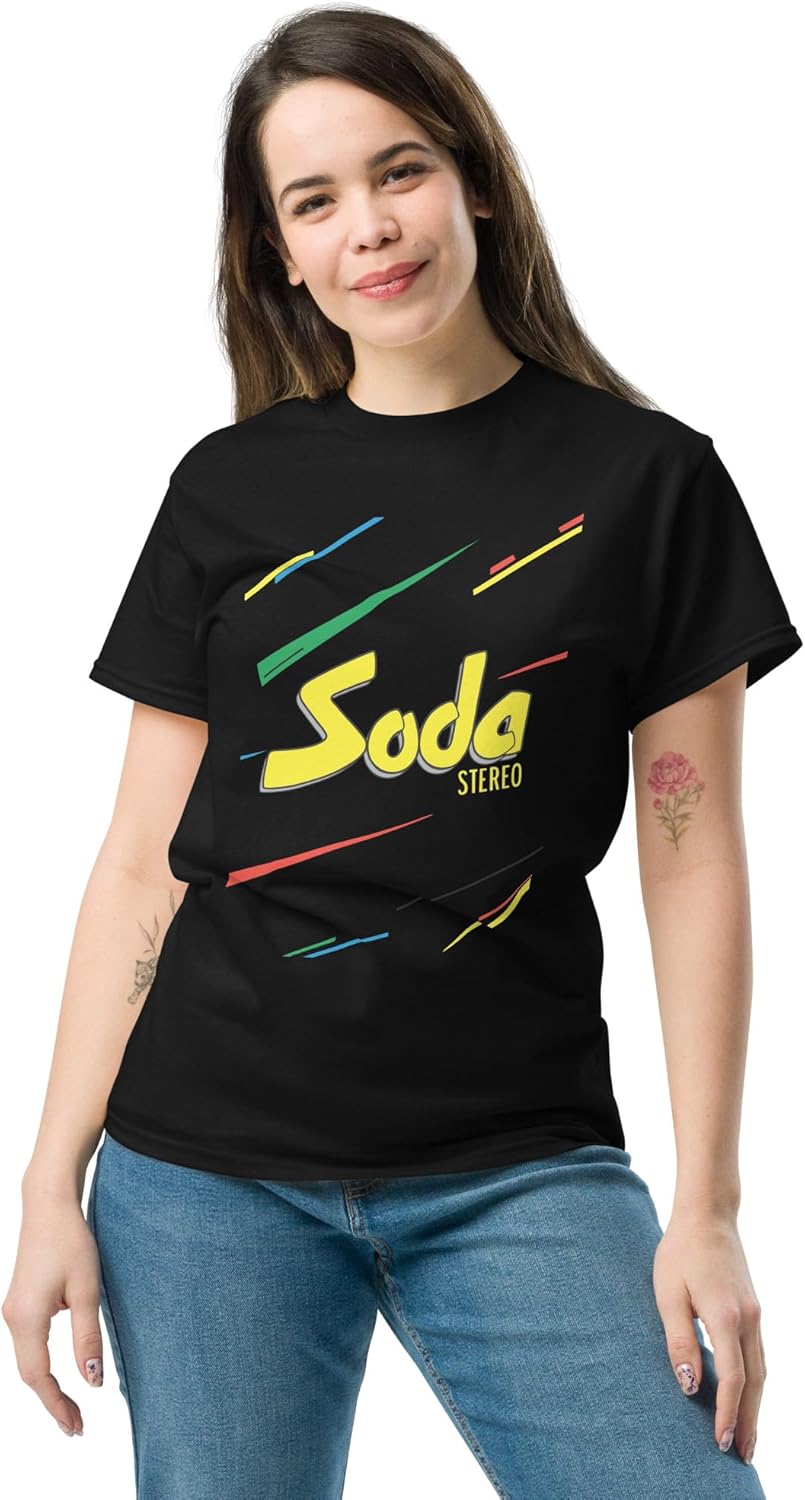 Soda Stereo. Argentina. Banda de Rock Nacional Argentino. Algodon. Unisex. ES muy IMPORTANTE ver la Tabla de Tallas. CAM2724