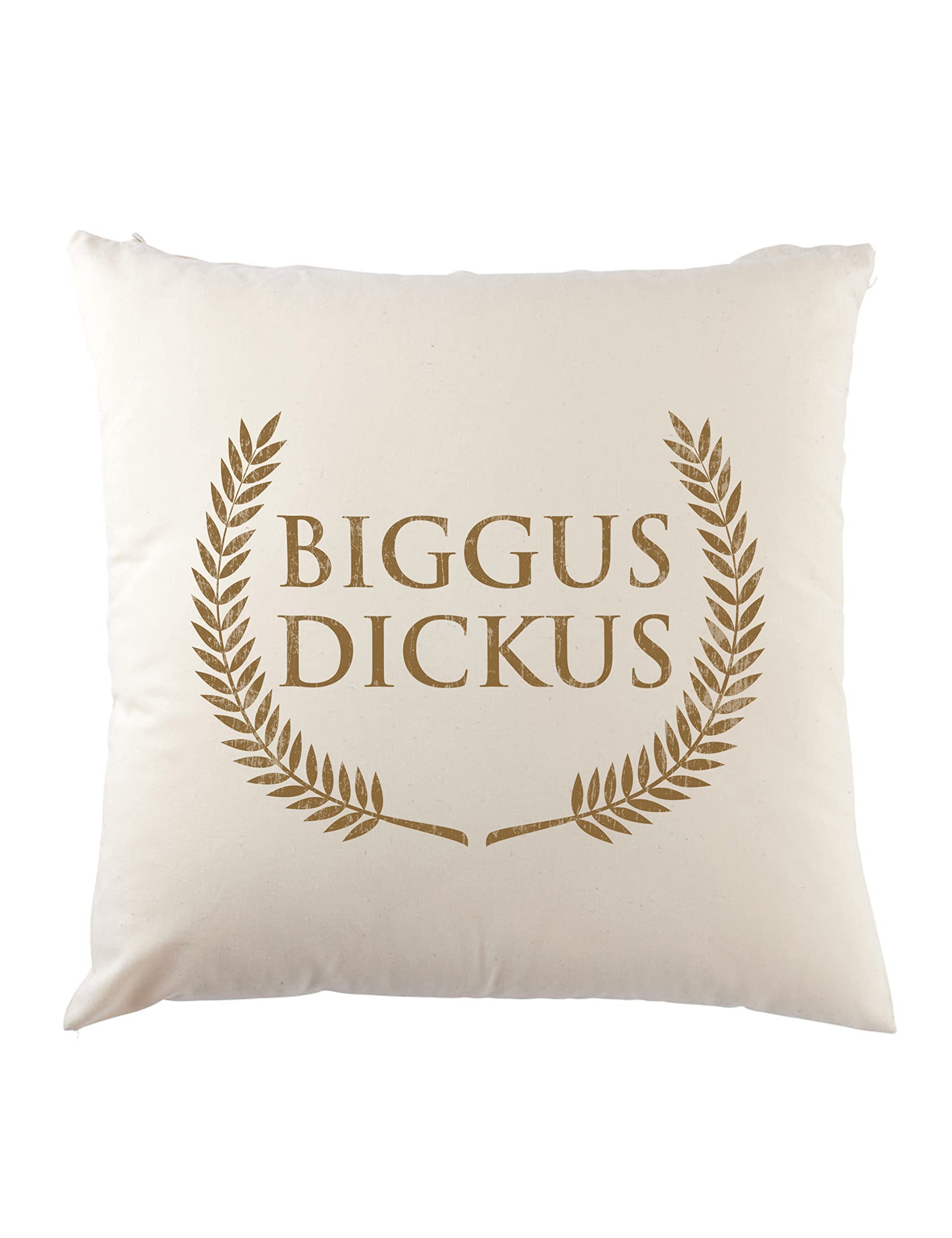 Urban Backwoods Nature Biggus Dickus Decorative Pillow Cushion